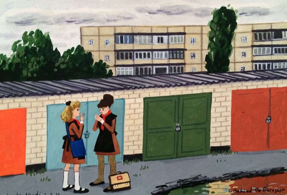 «Советское детство»: наивно честные рисунки Зои Черкасской 11