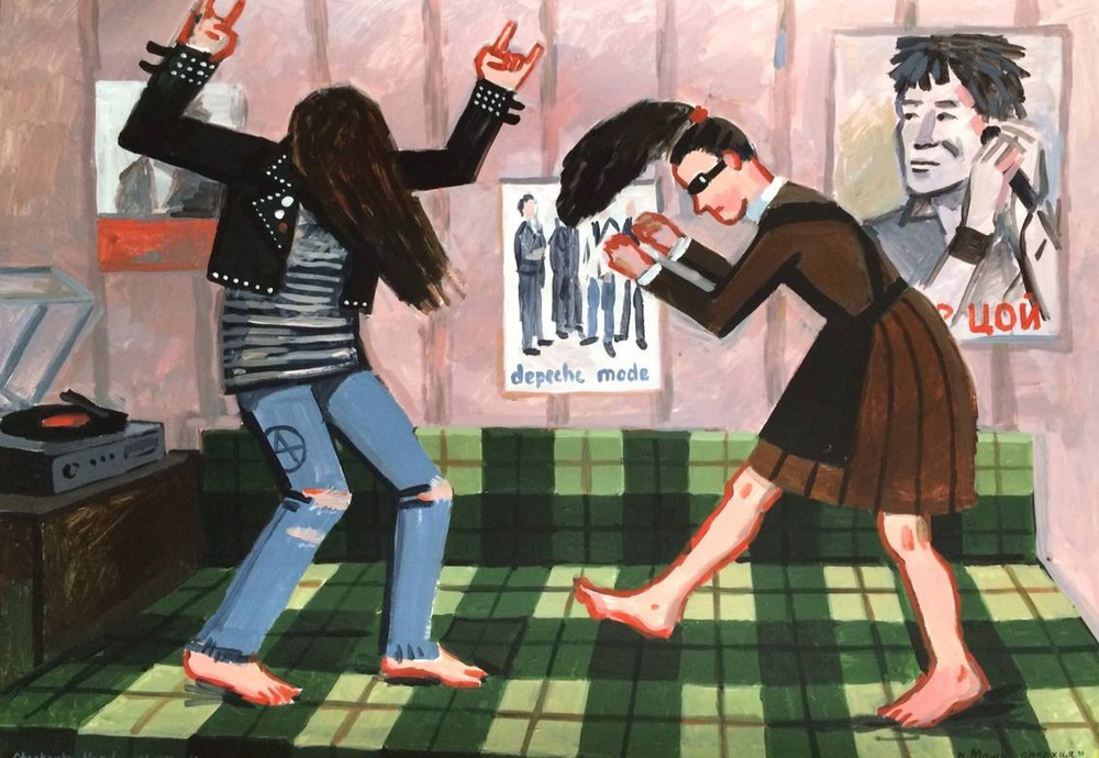 «Советское детство»: наивно честные рисунки Зои Черкасской 14