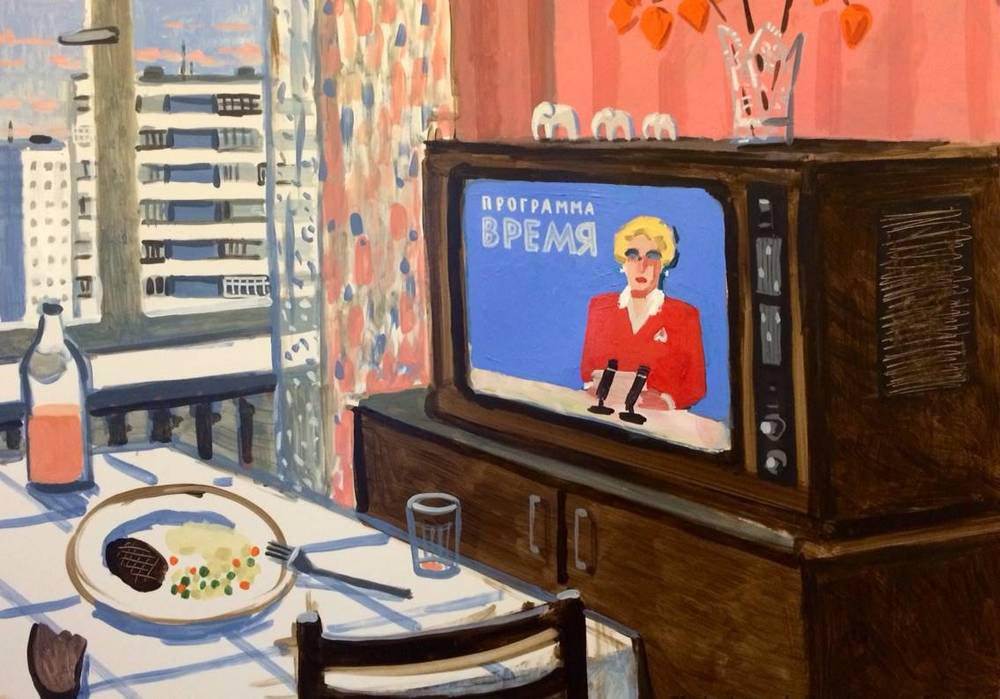 «Советское детство»: наивно честные рисунки Зои Черкасской 22