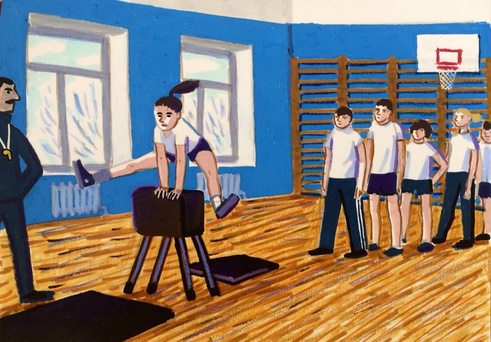 «Советское детство»: наивно честные рисунки Зои Черкасской 5